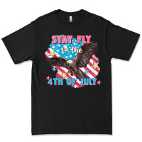 Black Stay fly for the 4th of July Premium Tee - FaDigitalArtStudio