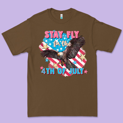 Stay Fly For The 4th Of July Premium Tee Designed By Fadigitalartstudio