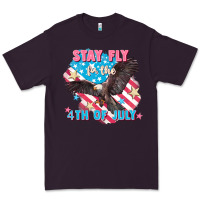 Plum Stay fly for the 4th of July Premium Tee - FaDigitalArtStudio