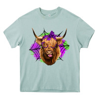 Arona halloween highland cow Heavy Core Tee - Jasminsmagicworld