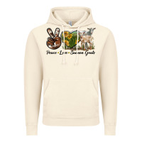 Vintage Artic Peace Love Saanen Goats Vintage Hoodie - LillyAllenDesigns