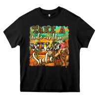 Black take a ride on the wild side Heavy Core Tee - OliviaCreatesArt