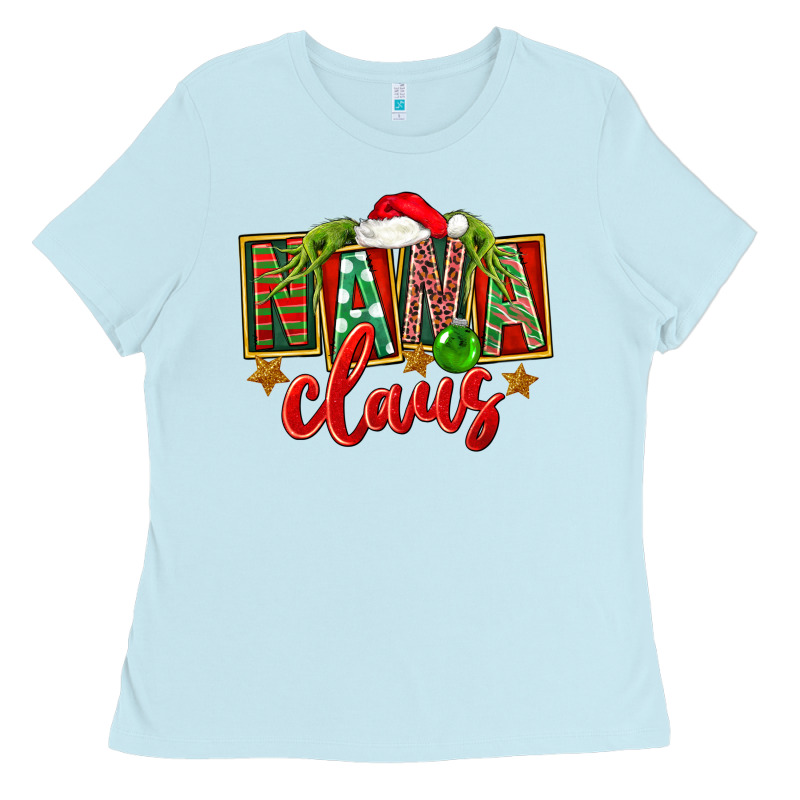 Christmas Nana Claus Ladies Tee by FaDigitalArtStudio | Teevron