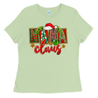 Matcha christmas nana claus Ladies Tee - FaDigitalArtStudio