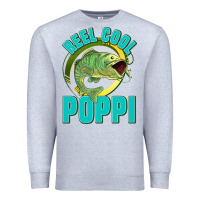Heather Grey reel cool poppi Premium Sweatshirt - Jasminsmagicworld