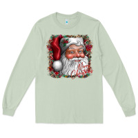 Matcha merry Christmas santa Long Sleeve Tee - CowhideDigitalArt