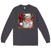 Smoke merry Christmas santa Long Sleeve Tee - CowhideDigitalArt