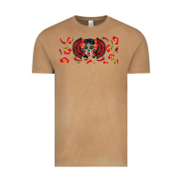 Vintage Camel sugar skull rose libbey glass Vintage Tee - BundleAndBundleShop