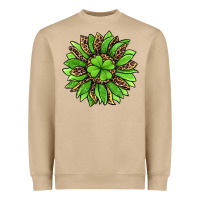 Mushroom lucky leopard st patricks sunflower Heavyweight Sweatshirt - Jasminsmagicworld