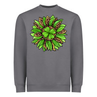 Storm lucky leopard st patricks sunflower Heavyweight Sweatshirt - Jasminsmagicworld