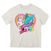 Cream pride lgbtq unicorn Heavy Core Tee - OliviaCreatesArt