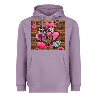 Lavender valentines day western hearts and sunflowers Heavyweight Hoodie - Jasminsmagicworld