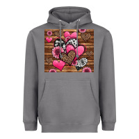 Storm valentines day western hearts and sunflowers Heavyweight Hoodie - Jasminsmagicworld