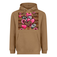 Toasted Coconut valentines day western hearts and sunflowers Heavyweight Hoodie - Jasminsmagicworld
