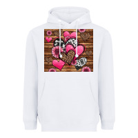 Valentines Day Western Hearts And Sunflowers Heavyweight Hoodie | Teevron