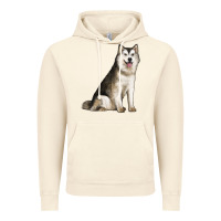 Vintage Artic Alaskan Malamute Dog Vintage Hoodie - LillyAllenDesigns