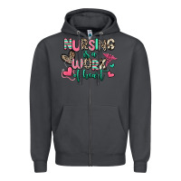 Smoke nursing is a work of heart Zipper Hoodie - RanaPortraitStore
