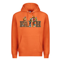 Carrot faith cross and butterfly with sunflower leopard and roses Premium Hoodie - Artiststas