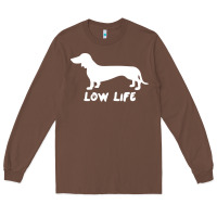 Chestnut Doxie Low Life Long Sleeve Tee - artisFamous