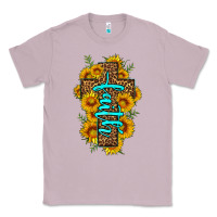 Lilac faith sunflower leopard cross olivia Classic Tee - OliviaCreatesArt