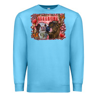 Ocean Blue Valentine heifers Premium Sweatshirt - RanaPortraitStore