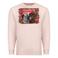 Pale Pink Valentine heifers Premium Sweatshirt - RanaPortraitStore
