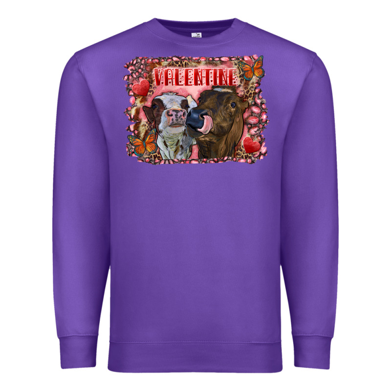 Valentine Heifers Premium Sweatshirt by RanaPortraitStore | Teevron