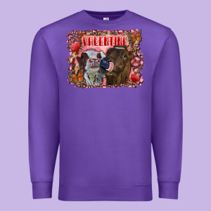 Valentine Heifers Premium Sweatshirt Designed By Ranaportraitstore