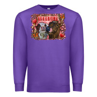 Purple Valentine heifers Premium Sweatshirt - RanaPortraitStore