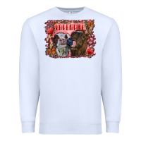 White Valentine heifers Premium Sweatshirt - RanaPortraitStore