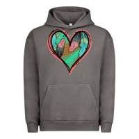 Pigment Tornado Feather Heart Urban Hoodie - Jasminsmagicworld