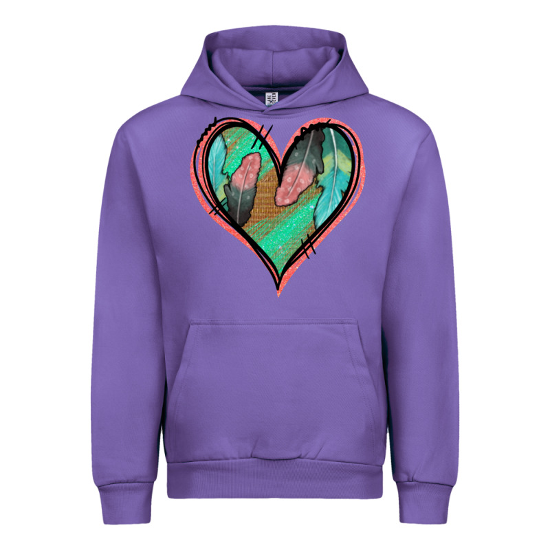 Feather Heart Urban Hoodie by Jasminsmagicworld | Teevron