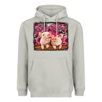 Moon Dust be mine valentine's day pigs Heavyweight Hoodie - Jasminsmagicworld
