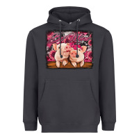Smoke be mine valentine's day pigs Heavyweight Hoodie - Jasminsmagicworld