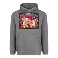 Storm be mine valentine's day pigs Heavyweight Hoodie - Jasminsmagicworld
