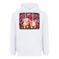 White be mine valentine's day pigs Heavyweight Hoodie - Jasminsmagicworld