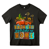 Asphalt country roads take me home olivia Heavy Core Tee - OliviaCreatesArt
