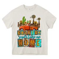 Cream country roads take me home olivia Heavy Core Tee - OliviaCreatesArt