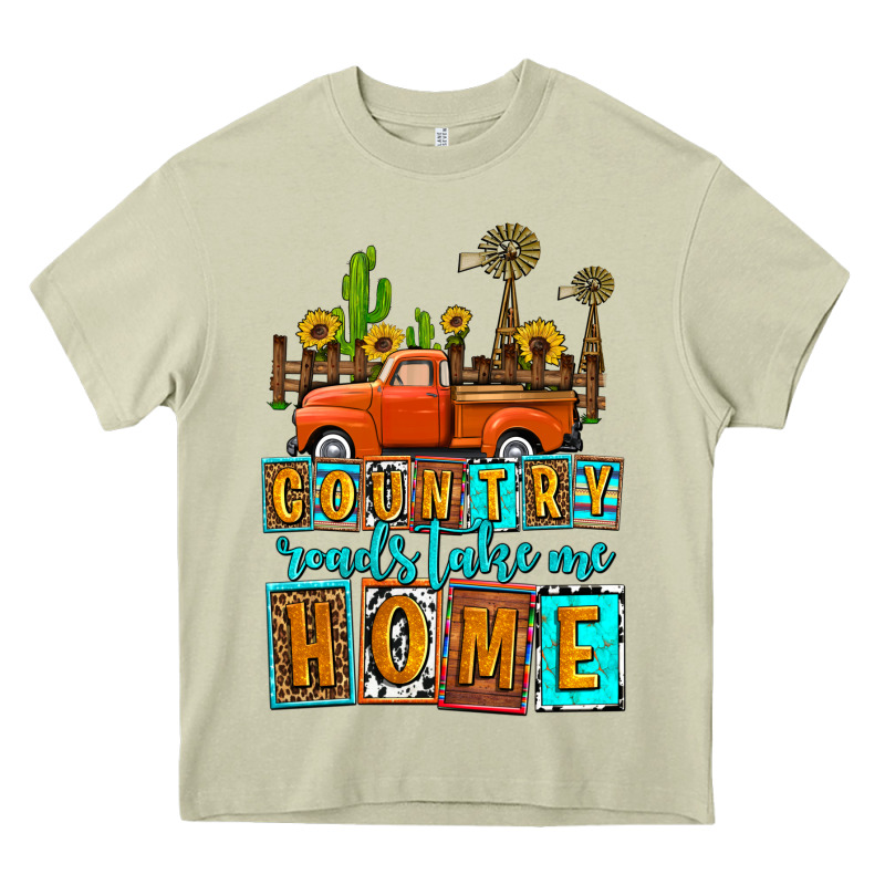 Country Roads Take Me Home Olivia Heavy Core Tee by OliviaCreatesArt | Teevron