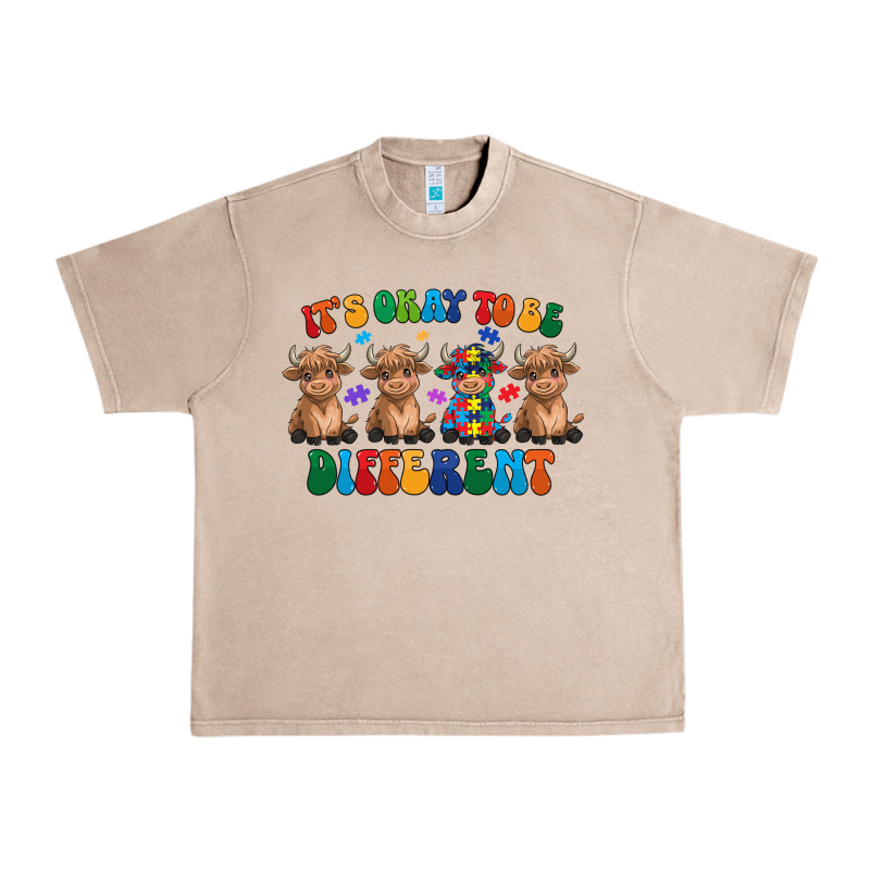 Its Okay To Be Different Urban Heavy Tee by CowhideDigitalArt | Teevron