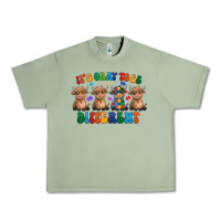 Oil Green Its Okay To Be Different Urban Heavy Tee - CowhideDigitalArt