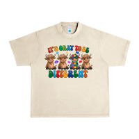Sandshell Its Okay To Be Different Urban Heavy Tee - CowhideDigitalArt