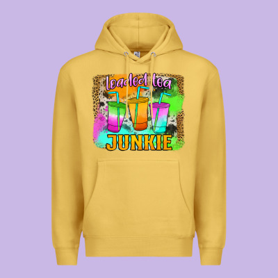 Loaded Tea Junkie Premium Hoodie Designed By Jasminsmagicworld