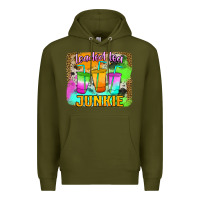 Army Green Loaded Tea Junkie Premium Hoodie - Jasminsmagicworld
