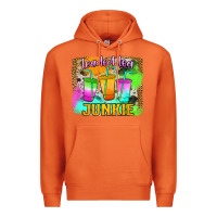 Carrot Loaded Tea Junkie Premium Hoodie - Jasminsmagicworld
