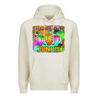 Oatmeal Heather Loaded Tea Junkie Premium Hoodie - Jasminsmagicworld