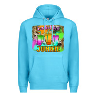 Ocean Blue Loaded Tea Junkie Premium Hoodie - Jasminsmagicworld