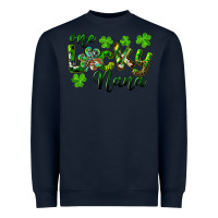 Navy St. Patrick's Day One Lucky Nana Heavyweight Sweatshirt - RanaPortraitStore