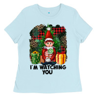 I'm Watching You Elf Ladies Tee | Teevron