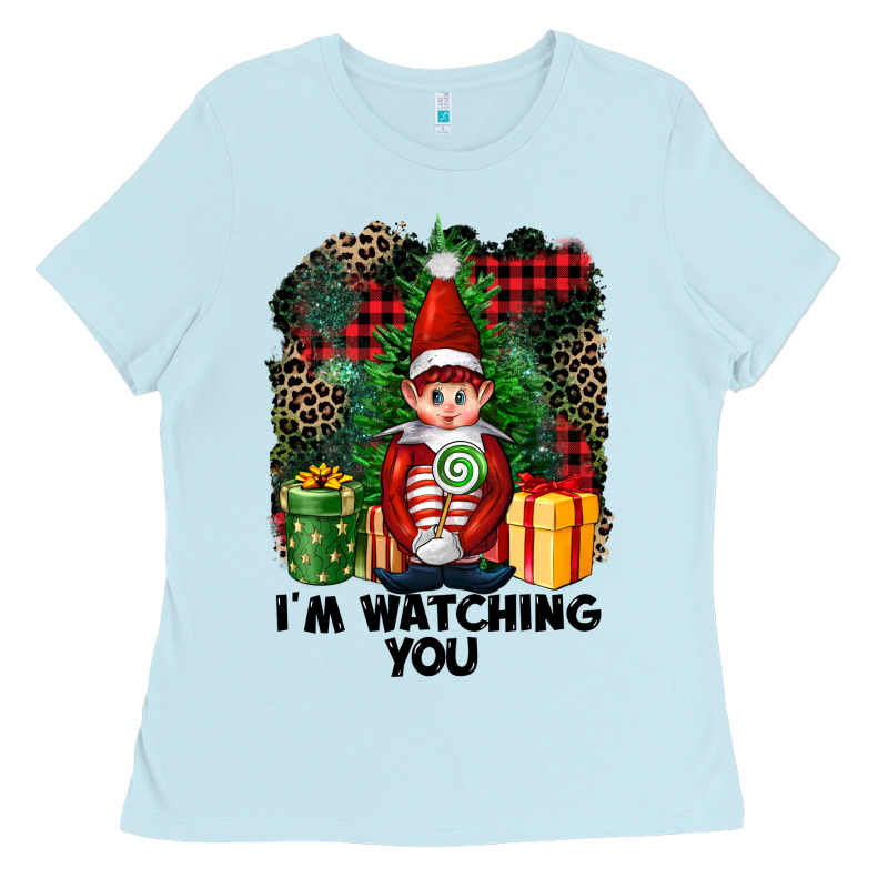 I'm Watching You Elf Ladies Tee by FaDigitalArtStudio | Teevron